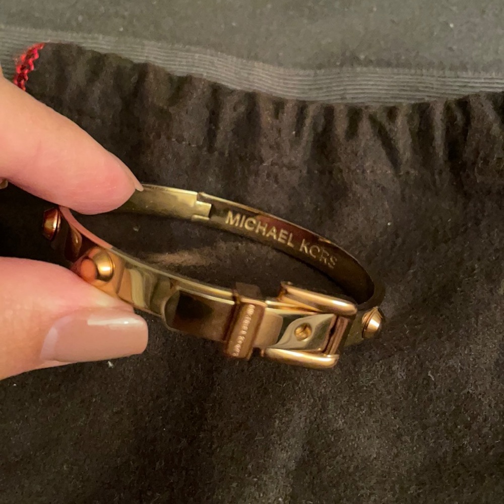 Michael Kors hinged bracelet